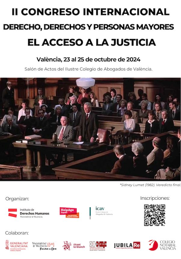 II CONGRESO INTERNACIONAL "DERECHO, DERECHOS Y PERSONAS MAYORES" EL ACCESO A LA JUSTICIA DE LAS PERSONAS MAYORES